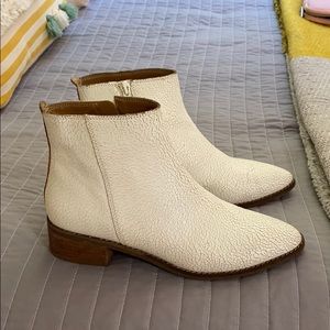 Cracked Leather Bootie